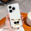 For Huawei Pura 80 70 Pro Plus Ultra Honor X6C 8C Phone Bags Cute Big Eyed Black Cat Patterns Luxury Transparent Lens Protection Case For Huawei Shell
