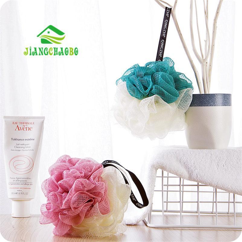 1 ks Velké kuličky do koupele Rich Bubbles Body Flower Houba do koupele Sprchový kartáč Tělové kuličky