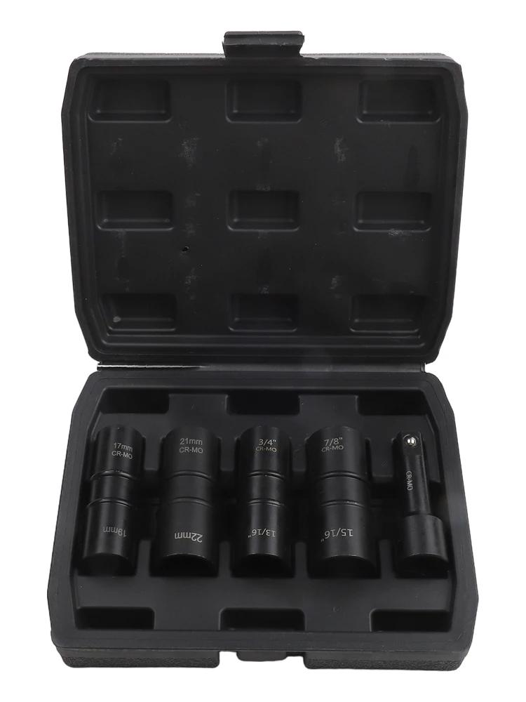 For Tire Changing Lug Nut Removal Tool 6-Point Socket Grip Compatible With Power Tools Fits Common Lug Nut Sizes
