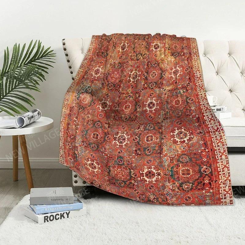 Plaid sofa for Knee blankets warm winter bed cover throw blanket Decor boho warm fleece Nordic Vintage Moroccan Soft and hairy