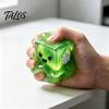 Cute Ghost Prints for Holiday Gifts Halloween Squeeze Cube, Glitter Slow Rising Fidget Toy, Fun Party Favors Soft Decompression Sensory Toy