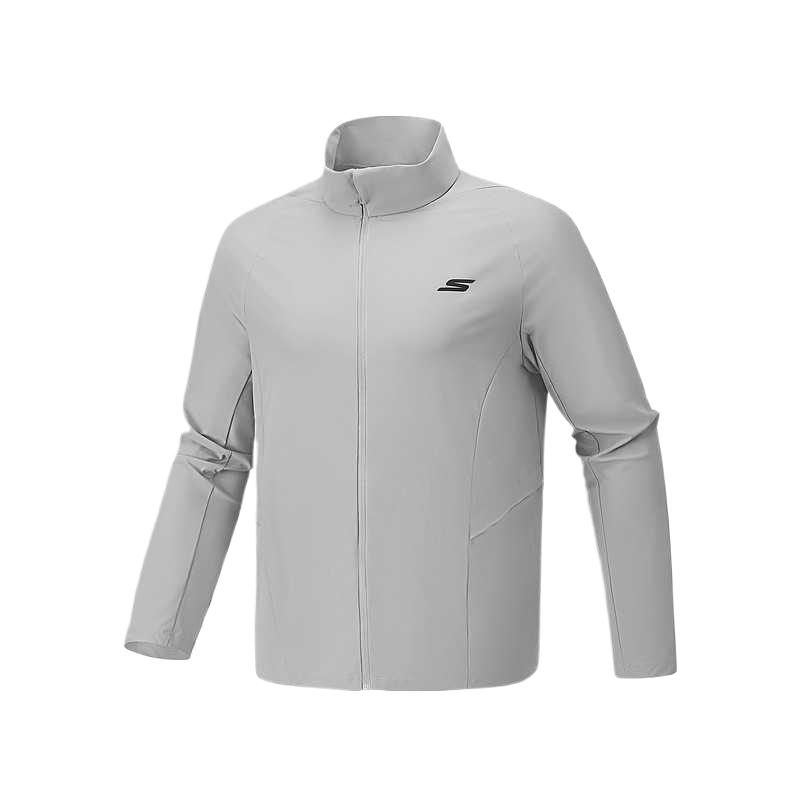 Skechers Solid Color Breathable Long Sleeve Jacket Men jackets P226M001-002E M