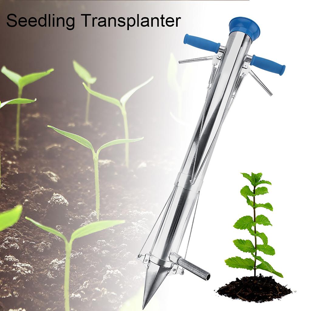 Seedling Planter Vegetable Young Plant Manual Transplanting Tool (Double Handle)
