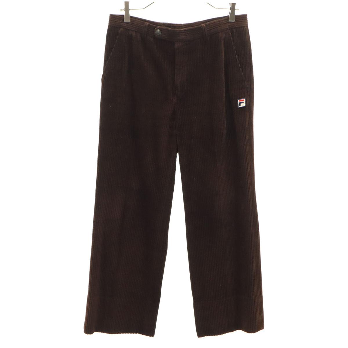 

FILA 80s 90s Made in Italy Old Corduroy pants 48 Brown Men s Used