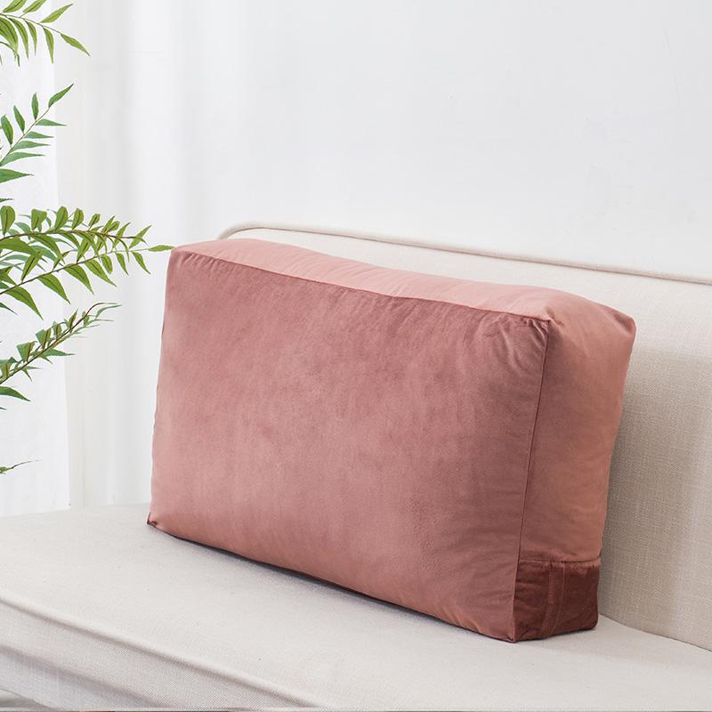 Большая бархатная наволочка Super Comfort для подушки чехол для подушки для поддержки поясницы дивана прикроватной тумбочки простой домашний декор наволочка на молнии 607080 см 60x30x10cm 4150₽