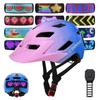 Kids Bicycle Helmet with Led Helmet, Child Sports Safety Cycling Balance Bike Roller Skating Helmet