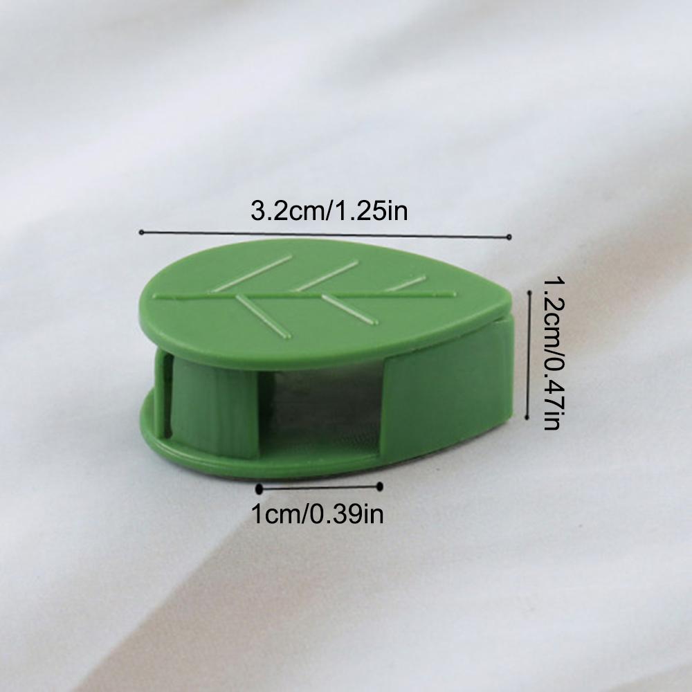 

10/20/30Pcs Plant Climbing Wall Fixer Leaf Type Green Plant Invisible Fixing Device Vine Clip Fastener Snap Traction Shaping