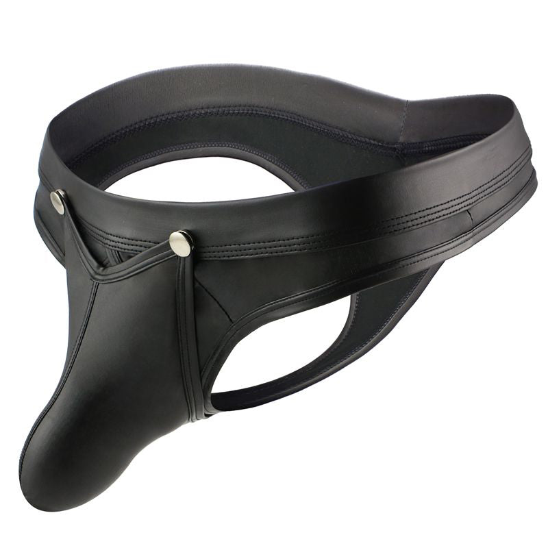 String Push Dick Noir - MenSexyWear - String