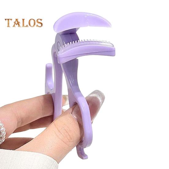 

Щипцы для завивки ресниц с силиконовой расческой, портативные, дорожные, эргономичные, зажимы для ресниц, профессиональные, для начинающих, женские инструменты для завивки ресниц фиолетовый