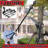 24V Electric Chainsaw 7500mAh Li-ion Battery Cordless Garden Tree Pruning Tool High Branch Saw NEW Telescoping Pole