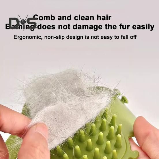 1/2Pcs Multifunctional Cat Self-Care Brush with Adjustable Strap Table Leg Mount Kitten Self Grooming Brush Soft Bristles Pet Scratcher Massage Comb