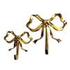 M-Modern-Bow Hook Single Hanger Gold Coat Hooks Bow Shaped Wall Hook Wall Hanging Coat Hook Bathroom Wall Hook Easy To Use ,B