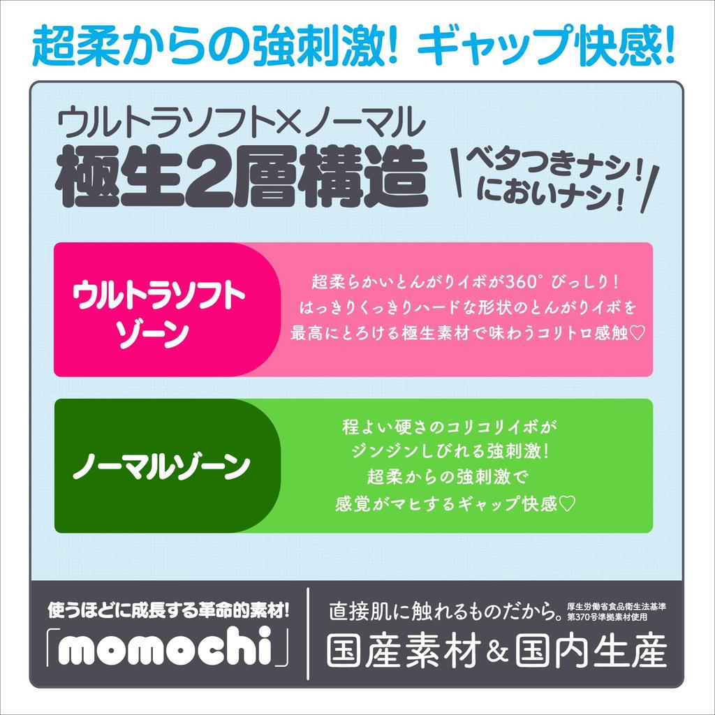 Hatopura TONGARI SOFT Onahole Non-penetrating