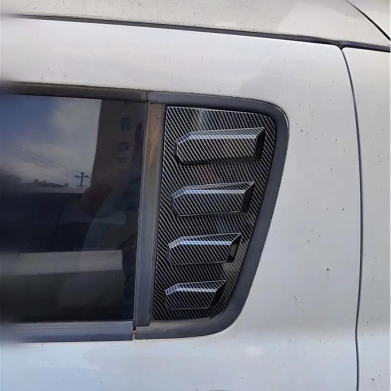 For Suzuki Swift 4 Doors 2005 2006-2010 ABS Plastic Rear Window Quarter Louver Cover Side Vent Trim Car Adhesive Accessories