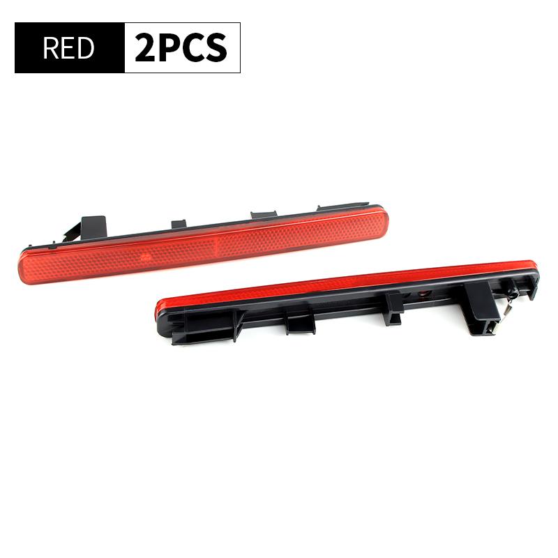 

2Pcs OE-Spec 33555-TL0-G01 Clear Rear Bumper Reflector Lens Car Accessories For 2009-2014 Acura TSX (Euro Accord) Without Bulbs 2pcs RED LENS