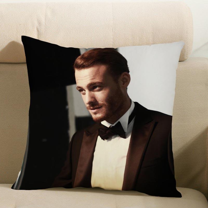 Yeni Gelen Kerem Bursin Yastık Kılıfı Yatak Odası Ev Dekoratif Yastık Kılıfı Kare Fermuarlı Yastık Kılıfları Saten Yumuşak Solmaz