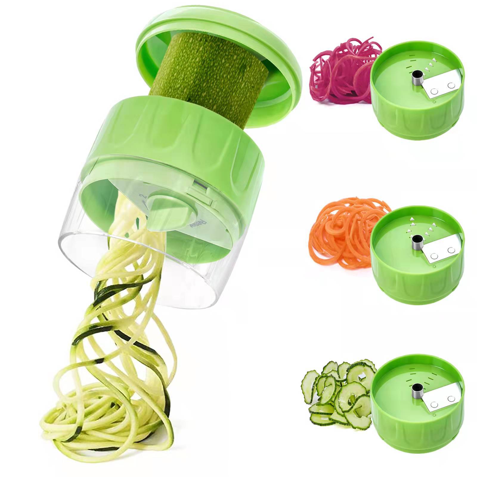 3-in-1 vegetable spiral slicer)