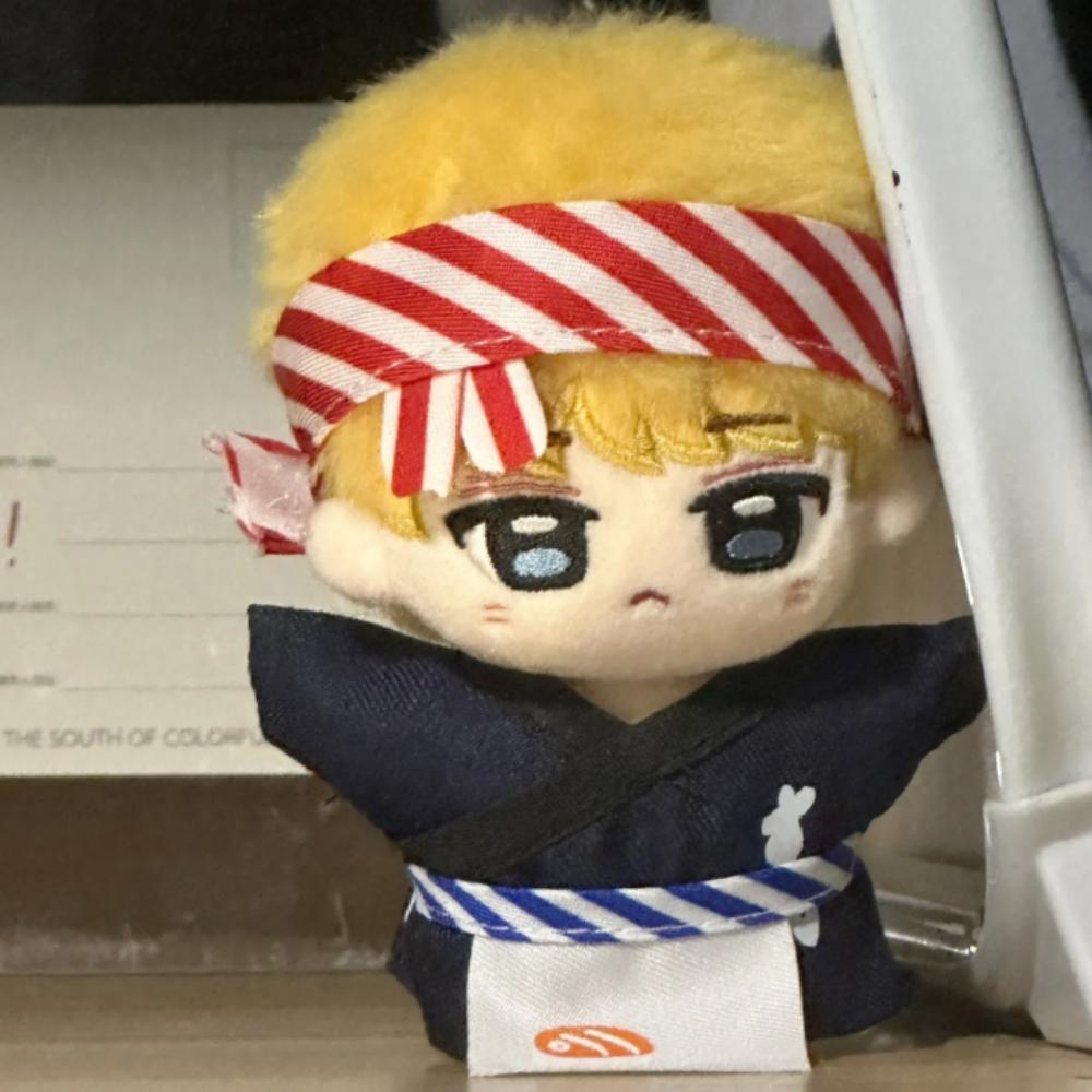 Sushi Chef Doll Clothes Outfit Japanese Style Doll Clothes Set 10cm Cotton Doll