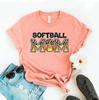 Softball Mom T-shirt, Mom Shirts, Softball Gifts, Softball Lover Tee, Baseball Top, Women's Shirt, New Mom Tee, Mother's Day Gift, Mama Top