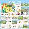 Montessori Busy Book For Kids With Reusable Puzzles And Stickers For Early Education Fun