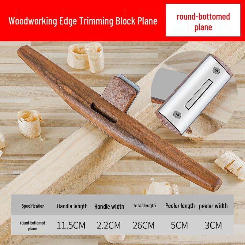Handcrafted Bird-Shaped Wood Plane Set: Small Carpenter's Iron Blade & Scraper for Home Use