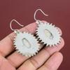 Howlite Earring Genuine Gemstone Earring 925 Sterling Silver Earrings Dangle Earring Handmade Silver Jewelry Gifts For Women Howlite Jewelry