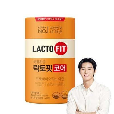 Chong Kun Dang Health Lactofit Core Raw Lactobacillus 60p, 120g, 1 unit,Korean Health Food