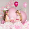 Riesiger, 63 Zoll großer, herzförmiger Aluminiumfolienballon, der für Heiratsanträge am Valentinstag, Hochzeitstage oder als Geburtstagsdekoration verwendet wird