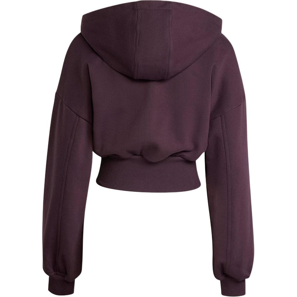 Adidas סטלה מקרטני בגדי ספורט קפוצ'ון קרופ נשים קפוצ'ונים חום כהה IZ5011