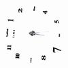 Modern DIY Large Wall Clock Kit 3D Mirror Surface Sticker for Home Office Room