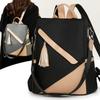 Schoolbag Solid Color New Fashion Versatile Backpack Women's Large Capacity Travel Bag Multifunctional Lightweight Practical Backpack