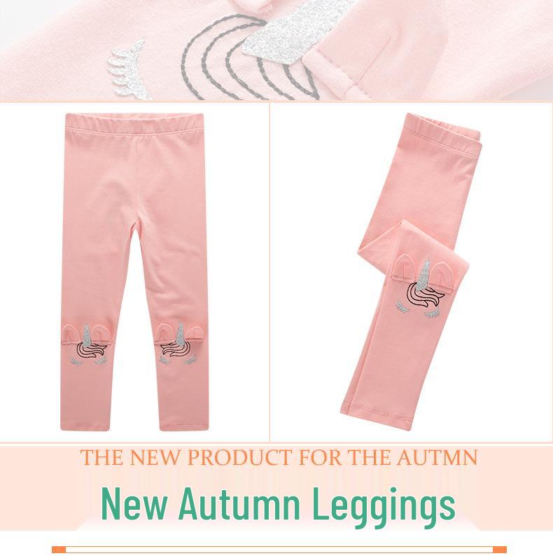 European-Style Slim-Fit Girls' Leggings