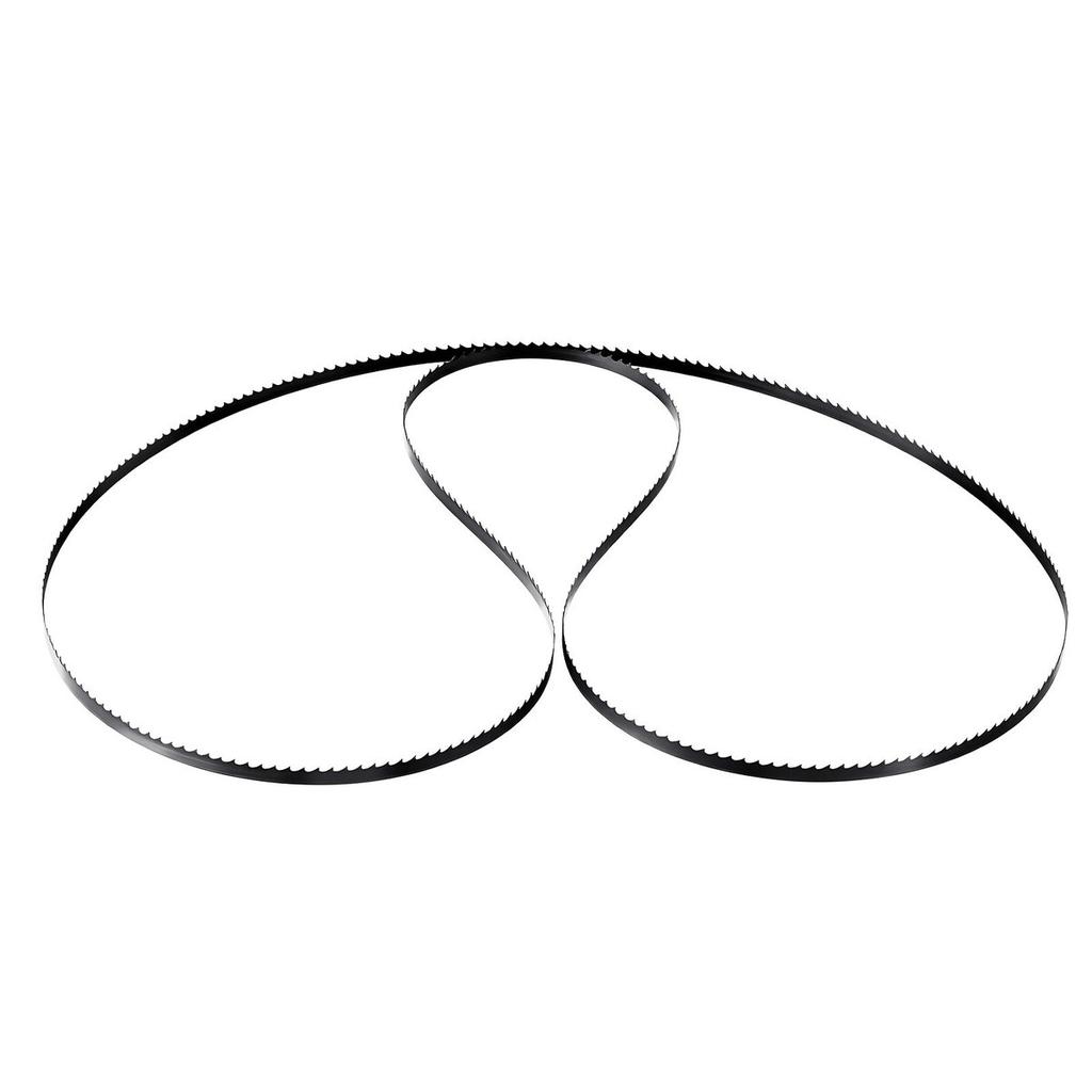 Bandsaw Blade, 1511 mm Length, 6 TPI Band Saw Blade with 15 HRC Hardened Sharp Teeth, SK5 High-Strength Carbon Steel, 6.35 mm Width, Replacement for