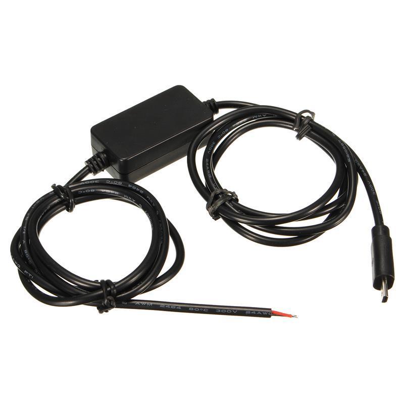 1× DC 9V-36V USB Connector Power Step-down Line For Car/Van/Truck/Motorbike GPS