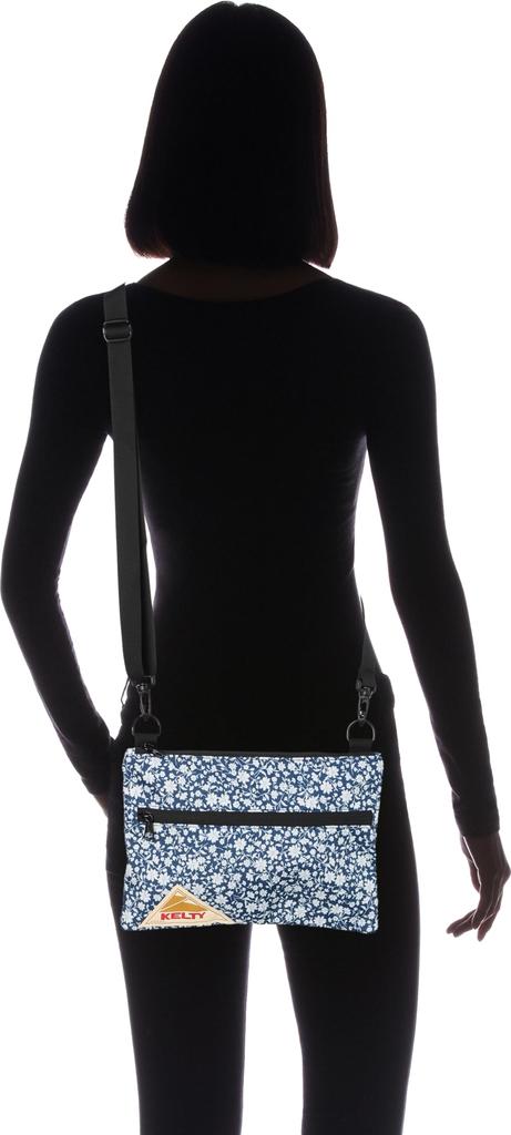 KELTY DP FLAT POUCH SM Shoulder Bag, Blue Flower, 32592427