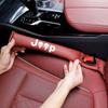 Car Seat Gap Filler PU Leather Soft Side Seam Plug For Jeep Grand Cherokee Wrangler JK Gladiator Compass Renegade Patriot Libert