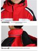 Unisex One-Piece Hooded Ski Suit - Solid Color, Warm Jacket & Pants