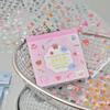 28Sheets/Book Cute Mini Graffiti Cut Film Sticker Book Creative Handbook Diy Picture Book Phone Case Nail Art Decoration Sticker