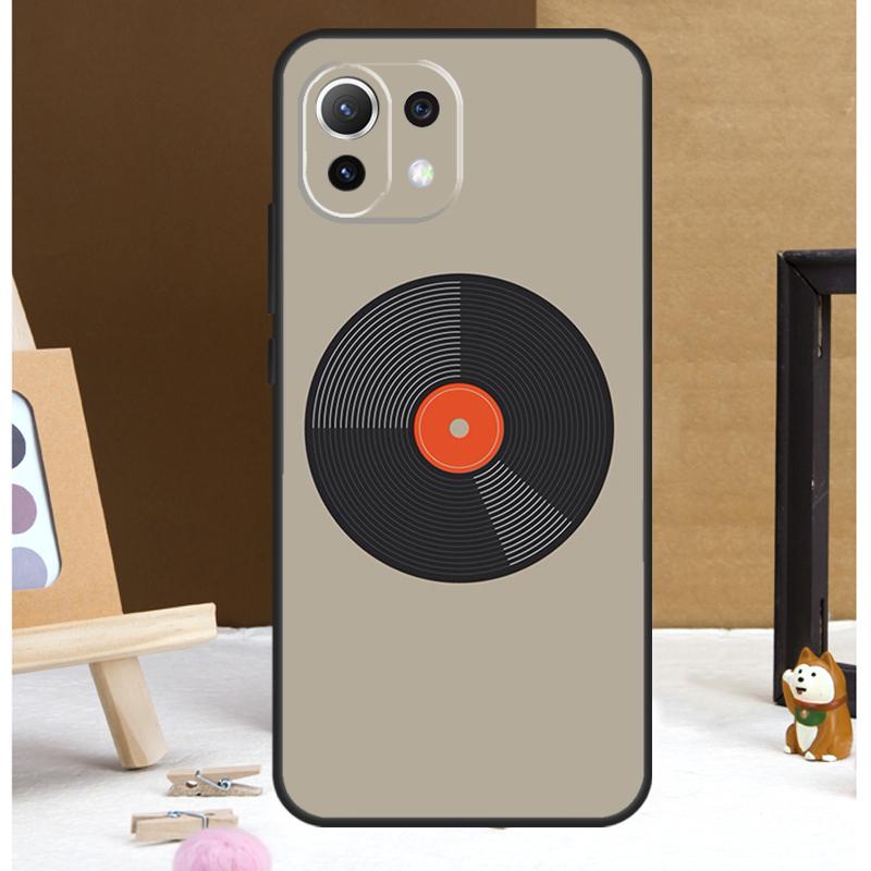 Vinyl Record Music Case For POCO M6 X3 X5 X6 Pro F3 F5 M5s Cover For Xiaomi 13T 12T 11T 14 Pro 12 13 Lite Case