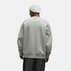 Y-3 Loose Casual Pullover Sweatshirt Ribbed Crew Neck Solid Basic Long Sleeve Unisex sweatshirt Light-Gray IP7694