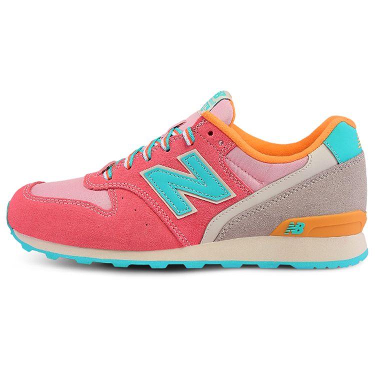 New Balance Nb 996 Fabric Synthetic Leather Comfortable Low Top Running Shoes Women sneaker Pink WR996DBU