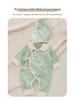 Four Seasons Newborn Baby Romper with Belly Protection: Spring-Autumn Long Sleeve Bodysuit