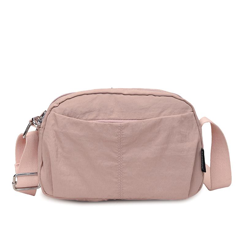 Men's and Women's Fashion Lightweight Satchel New Nylon Small Square Bag Outdoor Travel Play Shoulder Oblique Span Bag