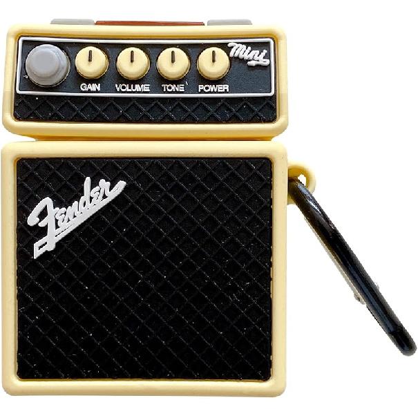 

Retro Sound Silicone Earphone Case for AirPods 1 2 Case Wireless Headphone Protective Cover with Hook Gifts Suitable for Friends and Family (for for airpods 1 2