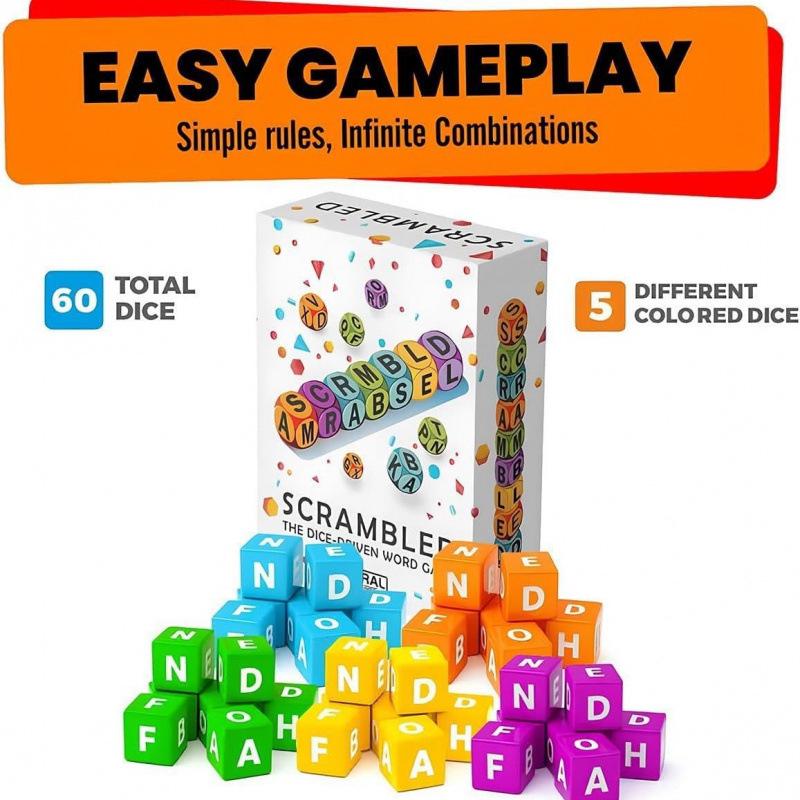 Cross-Border Scramble Dice: Educational Word Game