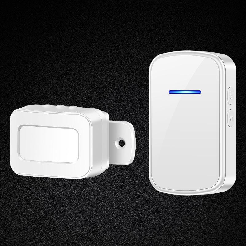 Wireless Split-Induction Doorbell & Car Anti-Theft Alarm - Long-Range, Infrared & Energy-Saving Functionality