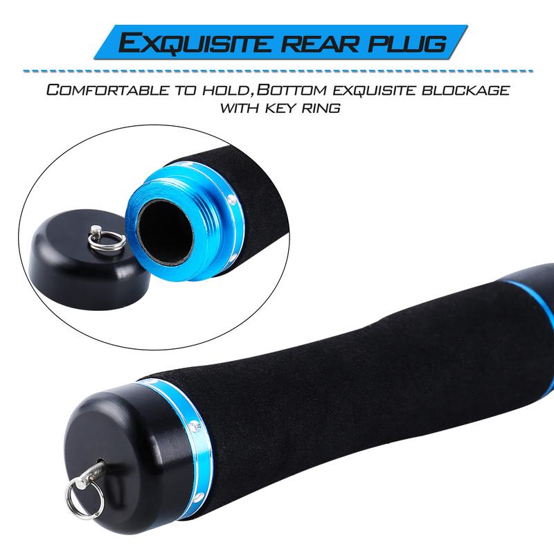 Children's Fishing Rod Metal 1.6m Outdoor Travel Lightweight Portable Fishing Tackle Accessories