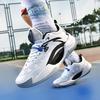 New Basketball Shoes MD Rubber Sole Friction Luminous Light Men's and Women's Real Young Students Battle Game Training Shoes