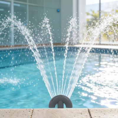 Swimming Pool Fountain Nozzle Fits 3/4-inch Connector Garden Pond Amusement Park Fountain Sprinkler Water Spray Head