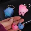 Animal Glow-in-the-dark Keychain Cute Couple Keyring Kawaii Magnetic Suction Keychain  Gift
